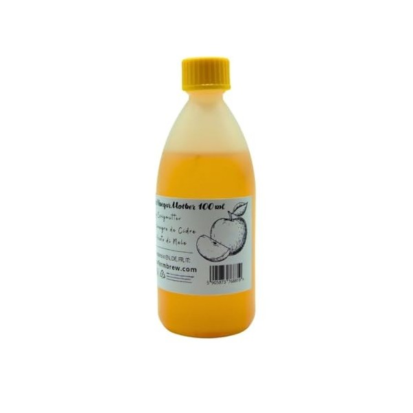 Mère de Vinaigre de Cidre 100 ml, Culture Naturelle de Fermentation, Vinaigre Maison DIY, Jusqu’à 50 L