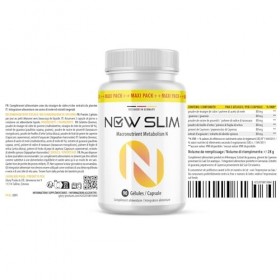 NOW SLIM Macronutrient Metabolism N gélules - avec des ingrédients naturels - pour hommes & femmes - 90 gélules par boîte - 1