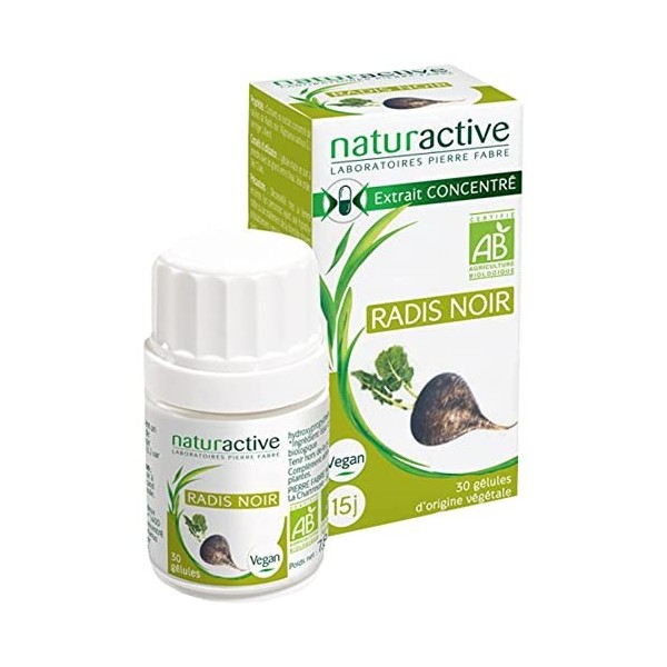 Naturactive Radis Noir Bio 30 Gélules