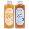 Archie, Pack Cures Matin et Nuit, Vinaigre de cidre - Détox, Sommeil, Glycémie, Digestion, Ballonnements, Stress. Made in Fra