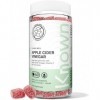 Gummies Sans Sucre au Vinaigre de Cidre Known – 1000mg ACV, Vitamine C, Chrome pour le Métabolisme – Saveur Pomme – 60 Gummie