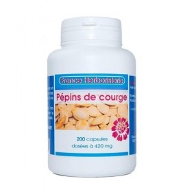 HUILE COURGE 200 capsules dosées à 420 mg