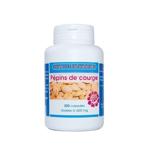 HUILE COURGE 200 capsules dosées à 420 mg