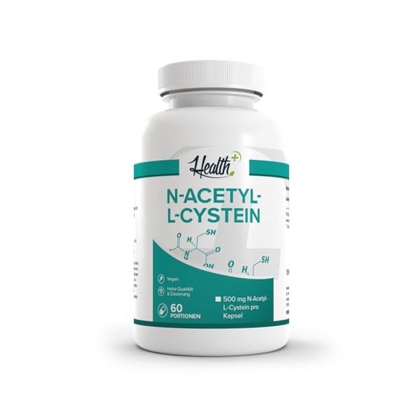 Zec+ Health+ N-Acetyl L-Cysteine 120 capsules Sans saveur