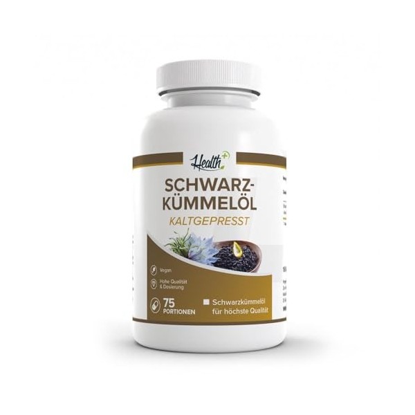 Zec+ Health+ Black Cumin Oil 150 Capsules Sans saveur