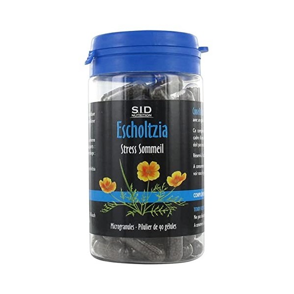 S.I.D Nutrition Stress Sommeil Escholtzia 90 Gélules Vinaigre de cidre