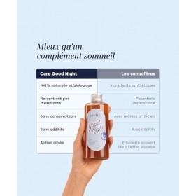 Archie, Pack Cure Good Night, Vinaigre de cidre - Melisse, Passiflore. Sommeil, Sérénité., Relaxation. Rituel naturel. Made i