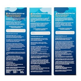 Gouttes de mélatonine – Mélatonine 1 mg gouttes – Sommeil doux et profond, sans effet de “crash” – Réveil sans somnolence – G