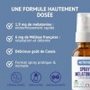 Spray Mélatonine 1,9 mg - Endormissement Rapide & Sommeil Réparateur - Enrichi en Mélisse française - Effet Immédiat - 20 ml 