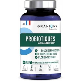 GRANIONS | Probiotique 45 Milliards d’UFC – Complement Alimentaire pour Flore Intestinale - Flore intime – Digestion Difficil
