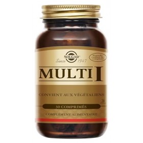 Solgar Multi I - Multivitamine Complète - Réduction de la Fatigue - Fer, Magnésium, Vitamines, Zinc, Minéraux - Vitalité et E