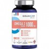 OMEGA 3 1000 mg GRANIONS | Huile de Poisson Sauvage EPAX -Haute Concentration Omega 3 DHA EPA + Vitamine E - Complément Alime