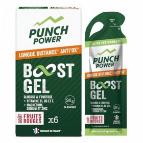 Punch Power Gel boost Longue distance pendant leffort pour donner de lénergie dans la durée durant vos efforts, Glucose et 