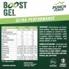 Punch Power Gel boost Longue distance pendant leffort pour donner de lénergie dans la durée durant vos efforts, Glucose et 