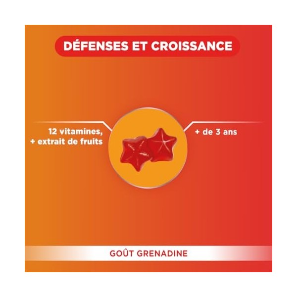 Forté Pharma - MultiVitKids Gummies - Multivitamines, Vitamine gummies enfant dès 3 ans - Immunité enfant - Vitamine C, Vita ...