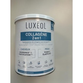 Luxéol - Collagène 2 en 1 - Complément Alimentaire - Croissance 1 & Fortification 1 2 - Rides 3 & Elasticité 3 - 10 g Co Mult...