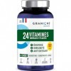 GRANIONS 24 VITAMINES - Multivitamines et Minéraux - Magnesium, Zinc, Vitamine C, Selenium, Coenzyme Q10, Luteine - Energie, 