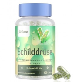 Thyroid Complex pour Femmes, Gélules à Libération Intelligente en Microsphères, avec Iode, Sélénium, Ashwagandha et 20 Millia...