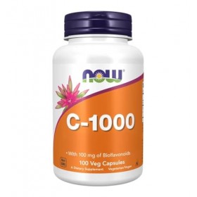 Now Foods Vitamin C-1000 100 vcapsules Sans saveur - Vitamines, minéraux et santé - Vitamines Multi-vitamines