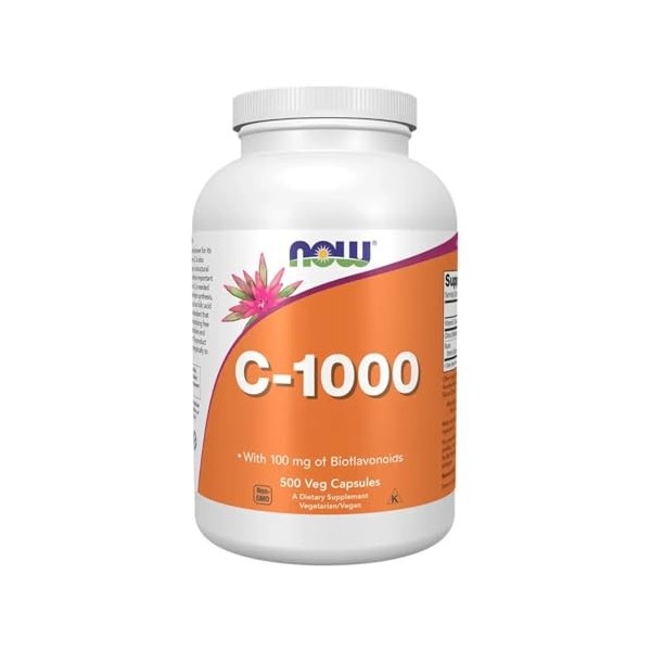 Now Foods Vitamin C-1000 100 vcapsules Sans saveur - Vitamines, minéraux et santé - Vitamines Multi-vitamines
