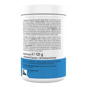 Weider Omega-3 Superior Lot de 90 gélules dhuile de poisson hautement dosées, 1000 mg dhuile de poisson par capsule, acides