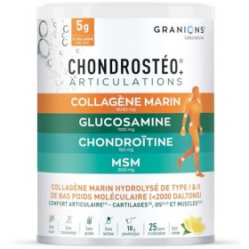 GRANIONS - Collagene Marin Poudre - CHONDROSTEO + Articulations - glucosamine chondroitine msm - collagene articulations - Gl