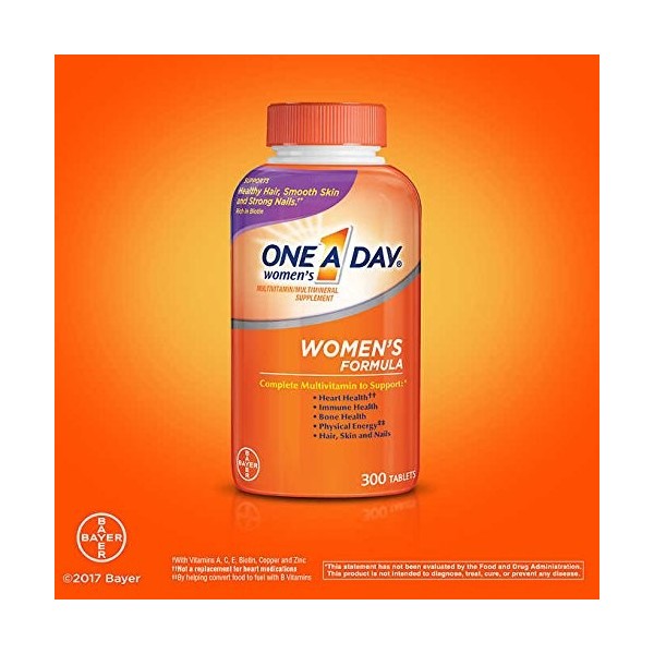 Bayer Formule complète multivitamines 300 comprimes A une journée féminines