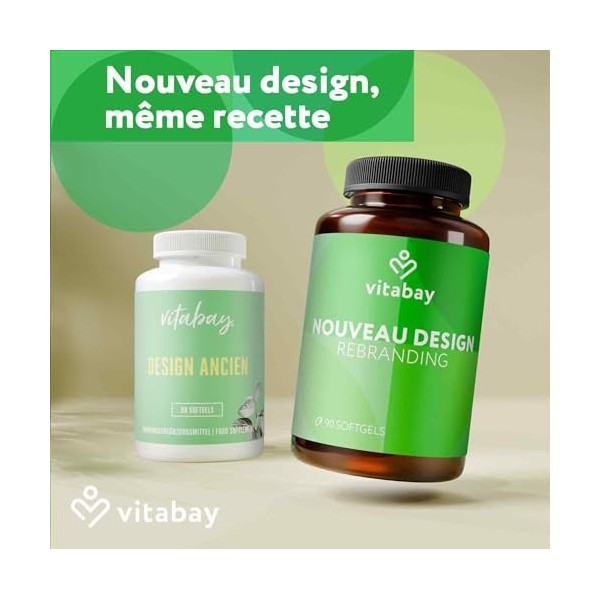 Vitabay Vitamine D3 + K2 Depot – 180 comprimés végétaliens – hautement dosé – 10 000 UI vitamine D3 avec K2 MK7 all-trans – s