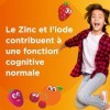 Centrum Kids multivitamines, vitamines enfant, Goût Orange, Fraise et Framboise, à Partir de 10 Ans, 30 Gommes