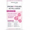 GRANIONS Probiotiques 40 Milliards – Probiotique Flore Intime 12 Souches – Probiotique Flore Intestinale & Équilibre Vaginal 