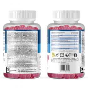 Weider Micronized Creatine Gummies 66 gommes Goût Bubble Gum, 3,5g Créatine Monohydrate 200 MESH/dose, Certifié par Laborat