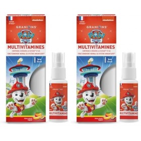 SPRAY MULTIVITAMINES - GRANIONS PAT PATROUILLE - goût tropical - Vitamine C et Vitamines du groupe B - Immunité, Fatigue - Sa...