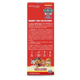 SPRAY MULTIVITAMINES - GRANIONS PAT PATROUILLE - goût tropical - Vitamine C et Vitamines du groupe B - Immunité, Fatigue - Sa...