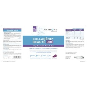COLLAGENE +BEAUTE - GRANIONS Collagène N°1 en Pharmacies - Collagene et Acide Hyaluronique, Biotine Cheveux,- Beauté Peau - C