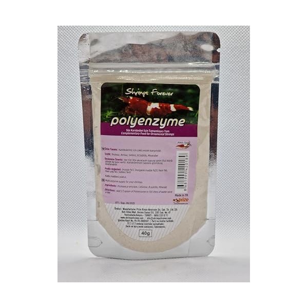 Shrimp Forever, Tout pour une croissance optimale dès le plus jeune âge Multizyme Multi-vitamines