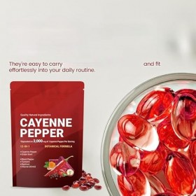 Complexe de capsaïcine, formule de 12 vitamines à base de plantes, soutien au métabolisme et à la gestion du poids, à base de