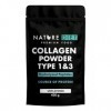 Nature Diet Premium Poudre de collagène type 1 et 3 – peptides de collagène hydrolysés, supplément protéiné sans saveur, 420 