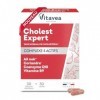 Vitavea Bien-Être – Complément Alimentaire Cholesterol – Ail noir, Coriandre, Q10 Coenzyme, Vitamine B9 – Taux Normal de Chol