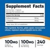 Nutricost Caféine avec L-théanine, 100 mg de chaque, 240 capsules, 240 portions - Sans OGM et sans gluten