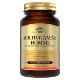Solgar Multivitamine Homme – Réduction de la Fatigue – 13 vitamines et 7 minéraux – Extraits de plantes, Oxxynea et Lycopène 