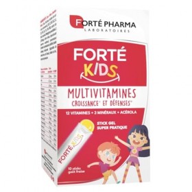 Forté Pharma - Forté Kids Multivitamines dès 3 ans - Croissance & défenses - 12 vitamines dont Vitamine C, Zinc, Calcium, Acé