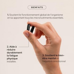 EPYCURE - Cure Multivitamines + - Combat Fatigue Physique & Mentale, Réduit Stress, Détend - 87% Naturel - Rhodiole, Magnésiu