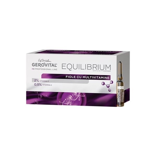 Fiole Multivitamines pour le Visage – 20 x 2 ml – Booster Antioxydant Éclat & Régénération – Complexe de Vitamines A C E, Ger