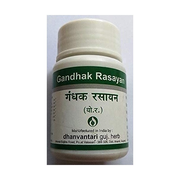 Dhanvantari Ayurvédique Gandhak Rasayan 60 comprimés 