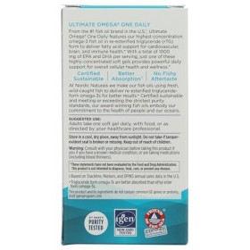Nordic Naturals Ultimate Omega One Daily, 1075mg Lemon - 30 softgels