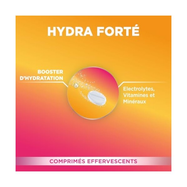 Forté Pharma - Hydra Forté Cola - Electrolyte hydratation - Vitamine C Magnesium, Vitamine D, Minéraux - Sport, Chaleur, Voya