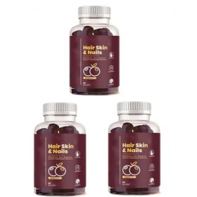 Vitamines pour cheveux, peau et ongles | Favorise la force des cheveux, de la peau et des ongles | Pour tous,3Pcs Multi-vitam...