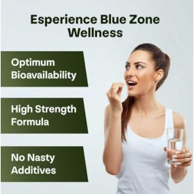 Longevity Box Aegean Radiance – Formule Blue Zone à base de diosmine, lutéoline, apigénine et hespéridine, 60 gélules pour fa