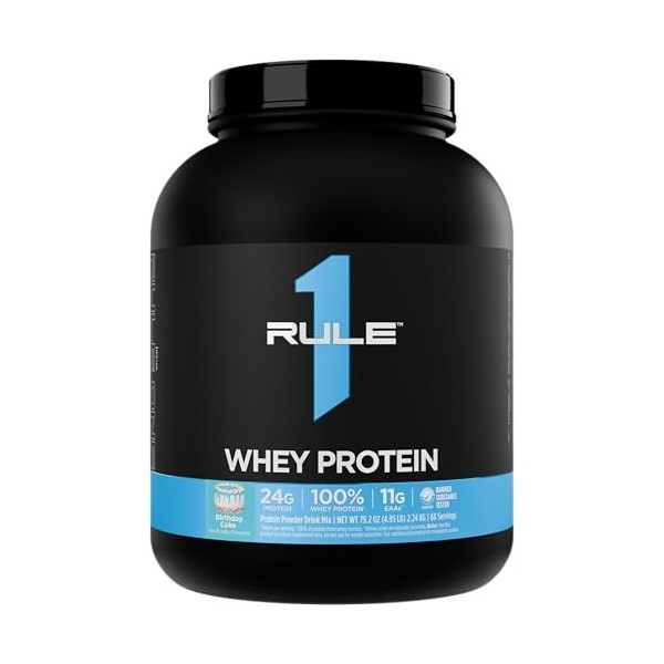 Rule One R1 Whey Blend, Birthday Cake - 2240g Multi-vitamines