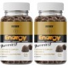 Weider Energy Caffeine Gummies 80 Gommes Goût Cola. Gommes de Caféine avec Guarana, Taurine, Vitamine B et C. Sans sucres. M...